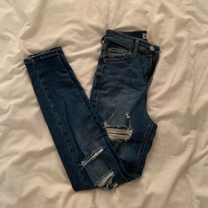 Topshop Jamie High Waisted Jeans